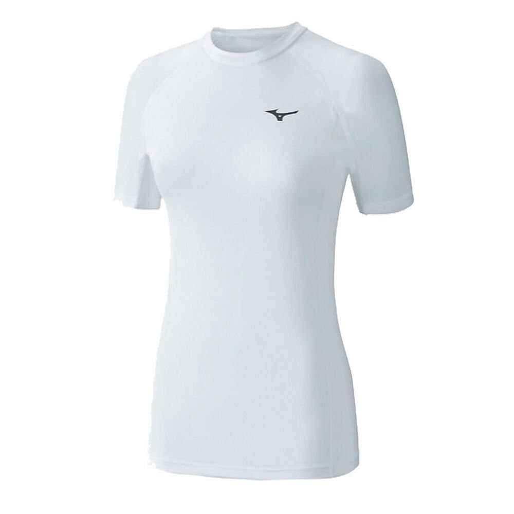 Womens Mizuno Bio Gear SS T-Shirts White Philippines (CDFNQJ908)